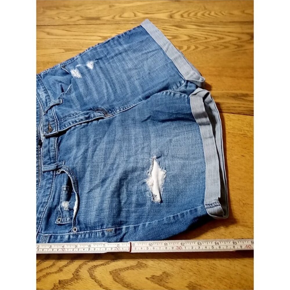 UNIVERSAL THREAD Jeans Shorts Womens 14 / 32 Blue MID RISE BOYFRIEND Preowned - Picture 2 of 9
